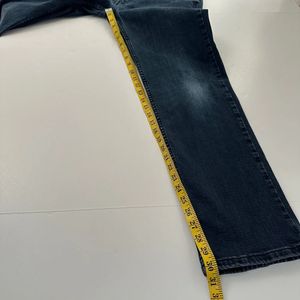 Levi's 514 Straight‎ Fit Jeans Mens 34x32 Dark Wash Blue Denim Pants